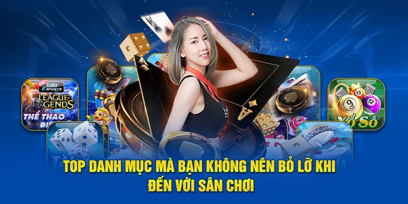 Những game sòng bài liên tục cập nhật đa dạng